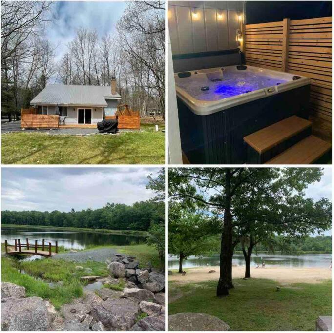 Modern Home Near Lake W Hottub, Game Room, Fireplace Albrightsville Dış mekan fotoğraf